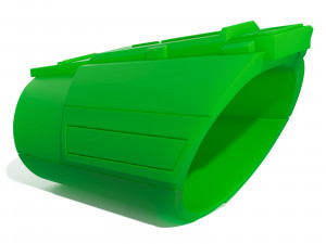 Mandalorian Bracers Right Model Cetak 3D