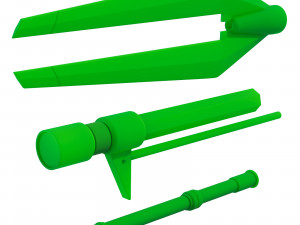 Mandalorian Rifle 3Dプリントモデル