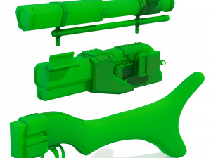 Mandalorian Rifle 3Dプリントモデル