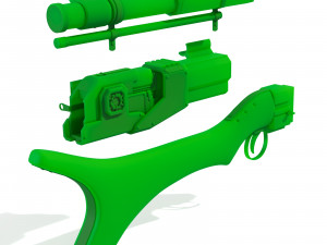 Mandalorian Rifle 3Dプリントモデル