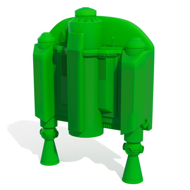 Mandalorian Shouder pad Modelo de Impressão 3D .c4d .max .obj .3ds .fbx .stl .blend 