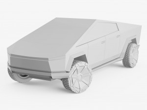 Tesla Cybertruck 3D Print Model