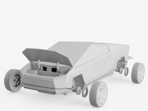 Tesla Cybertruck 3Dプリントモデル