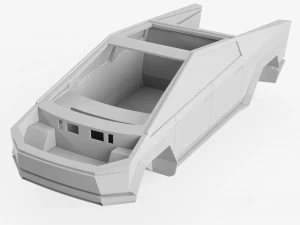 Tesla Cybertruck 3D Print Model