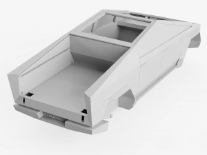 Tesla Cybertruck 3D Print Model