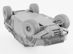 Tesla Cybertruck SUV 3D Print Model