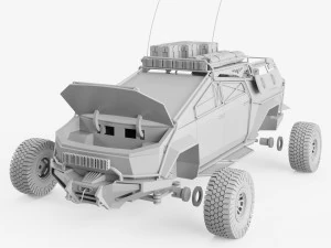 Tesla Cybertruck SUV 3D Print Model