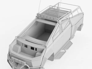 Tesla Cybertruck SUV 3D Print Model