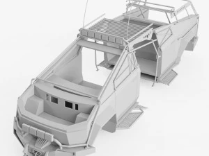 Tesla Cybertruck SUV 3D Print Model