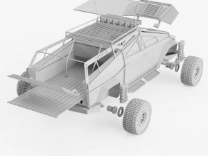 Tesla Cybertruck SUV 3D Print Model