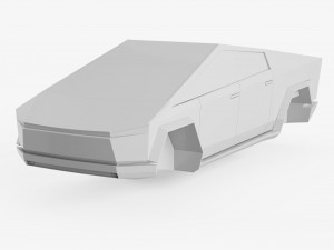 Tesla Cybertruck Cover 3D Print Model