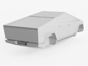 Tesla Cybertruck Cover Model do druku 3D