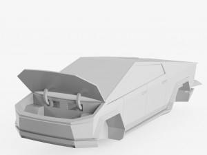 Tesla Cybertruck Cover Model do druku 3D