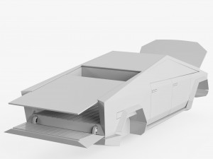 Tesla Cybertruck Cover Model do druku 3D