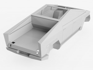 Tesla Cybertruck Cover Model do druku 3D