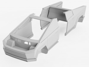 Tesla Cybertruck Cover Model do druku 3D
