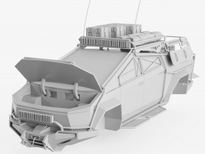 Tesla Cybertruck Cover 3D-Druckmodell