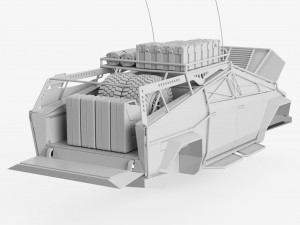 Tesla Cybertruck Cover 3D-Druckmodell