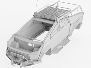 Tesla Cybertruck Cover 3D-Druckmodell