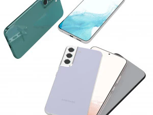Samsung Galaxy S22 and S22 Plus All Color 3D Model