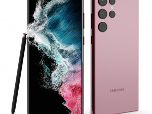 Samsung Galaxy S22 Plus and S22 Ultra All Color Model 3D