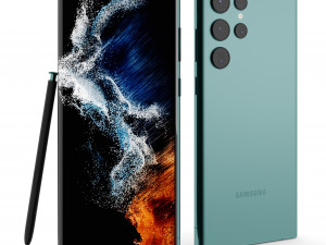 Samsung Galaxy S22 Plus and S22 Ultra All Color Model 3D