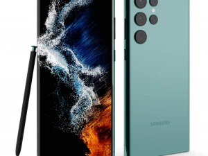 Samsung Galaxy S22 Plus and S22 Ultra All Color 3D Model