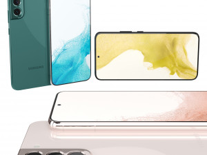 Samsung Galaxy S22 Plus and S22 Ultra All Color Model 3D