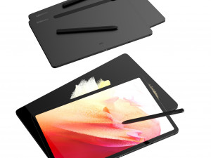 Samsung Galaxy Tab S8 and Plus 3D मॉडल
