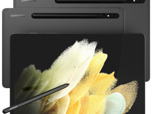 Samsung Galaxy Tab S8 Plus and S8 Ultra 3D मॉडल