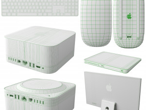 Mac Studio complete set 3D Модель