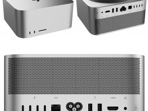 Conjunto completo do Mac Studio Modelo 3D