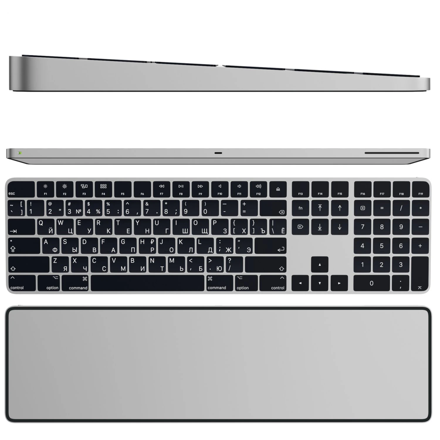 Magic Keyboard 3D Model .c4d .max .obj .3ds .fbx .stl .blend 