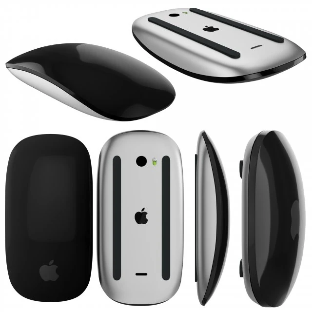 Magic Mouse 3D Model .c4d .max .obj .3ds .fbx .stl .blend 