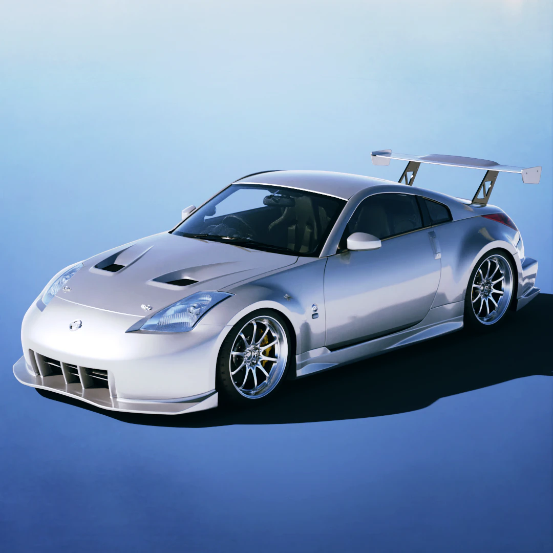 Nissan 350Z Amuse 2005 Modèle 3D .c4d .max .obj .3ds .fbx .stl .blend