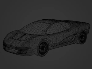 Isuzu 4200R Concept 1989 3D Model