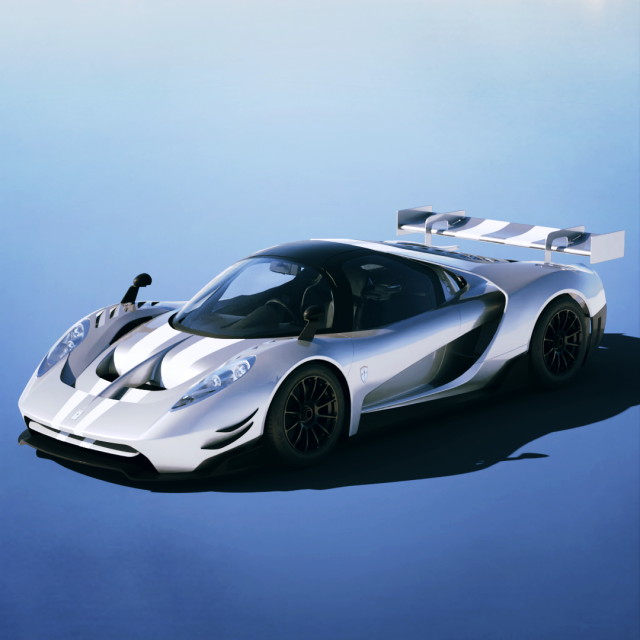 Glickenhaus SCG 004C 2018 3D Model .c4d .max .obj .3ds .fbx .stl .blend 