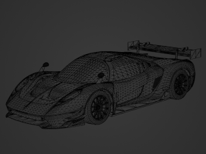 Glickenhaus SCG 004C 2018 3D Model