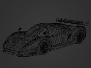 Glickenhaus SCG 004C 2018 3D Model
