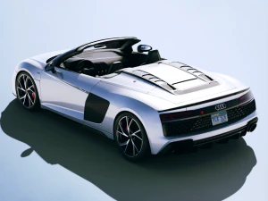 Audi R8 Spyder Plus 2021 3D Model
