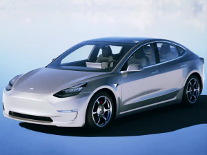 Tesla Model 3 2019 3D Model