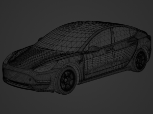 Tesla Model 3 2019 3D Model