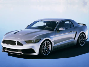 Mustang NotchBack 2017 3D Model