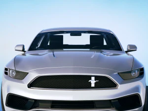 Mustang NotchBack 2017 3D Model