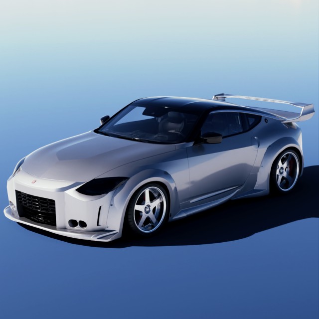 Nissan 400Z Veilside Fortune 2021 Modello 3D .c4d .max .obj .3ds .fbx .stl .blend 