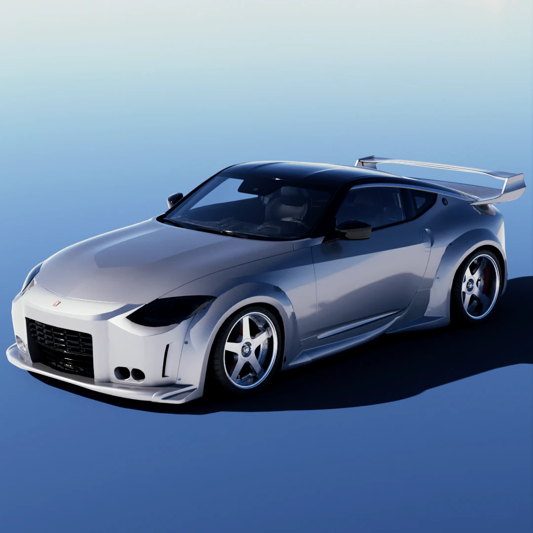 Nissan 400Z Veilside Fortune 2021 Modelo 3D .c4d .max .obj .3ds .fbx .stl .blend 