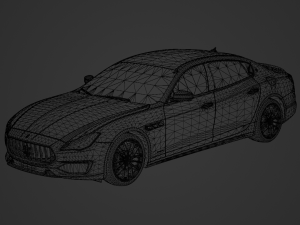 Maserati Quattroporte GTS 2017 3Dモデル