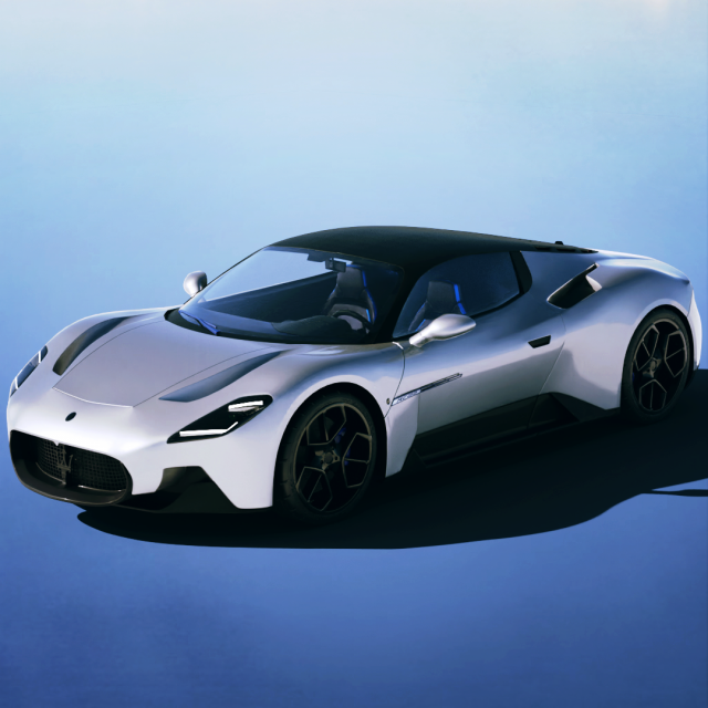 Maserati MC20 2021 3D Model .c4d .max .obj .3ds .fbx .stl .blend 