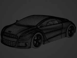 Audi Aquaris Concept 2003 Model 3D