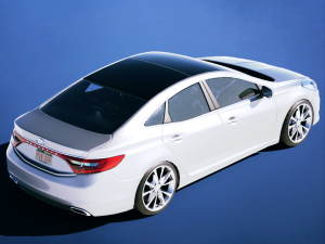 Hyundai Azera 2019 3D 모델
